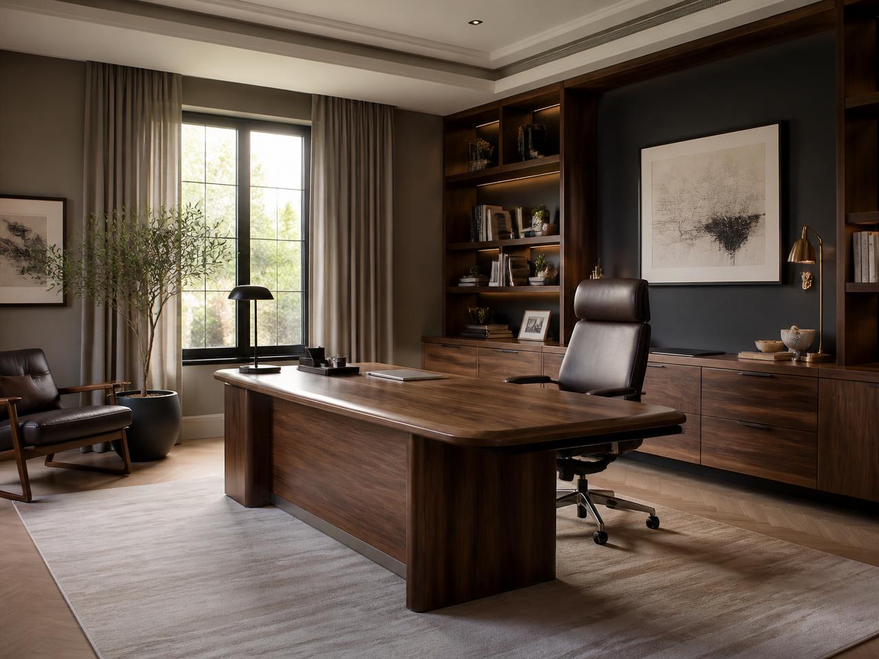Office furniture setting