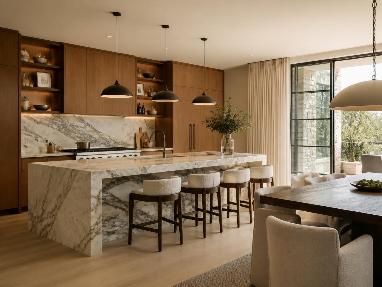 Kitchen furniture setting