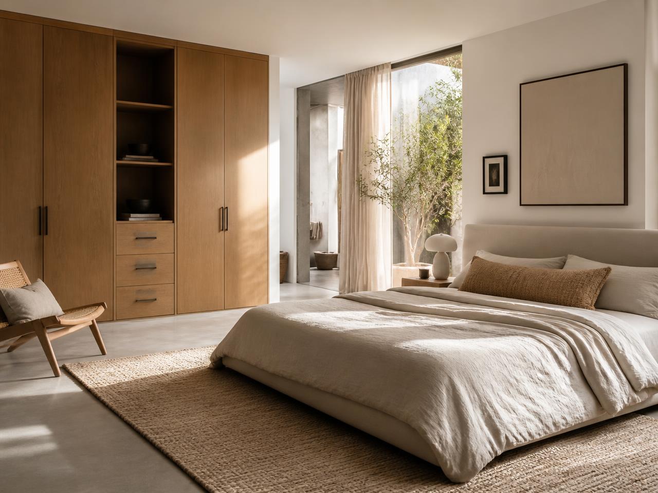 Bedroom furniture setting