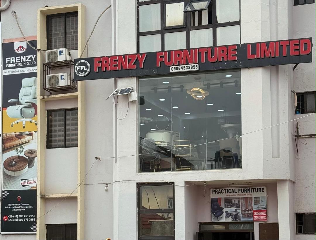 Frenzy Furniture Limited showroom storefront, Wuse Zone 5, Abuja